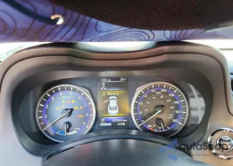 2014 Infiniti Q50 Hybrid Premium из США, поврежденный, VIN JN1AV7AP2EM690508